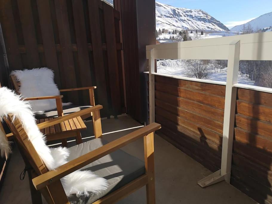 HuezAu Pied Des Pistes Avec Parking Entierement Renoveアパートメント エクステリア 写真